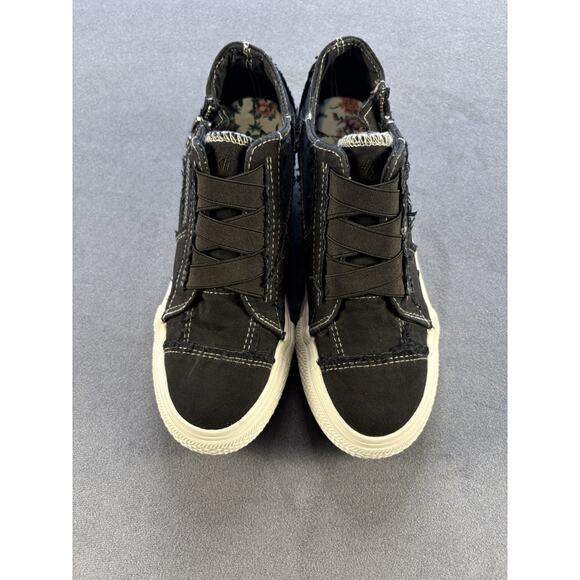 Blowfish Malibu Mamba Sneaker Platform Black Size 8 WM - Picture 2 of 9